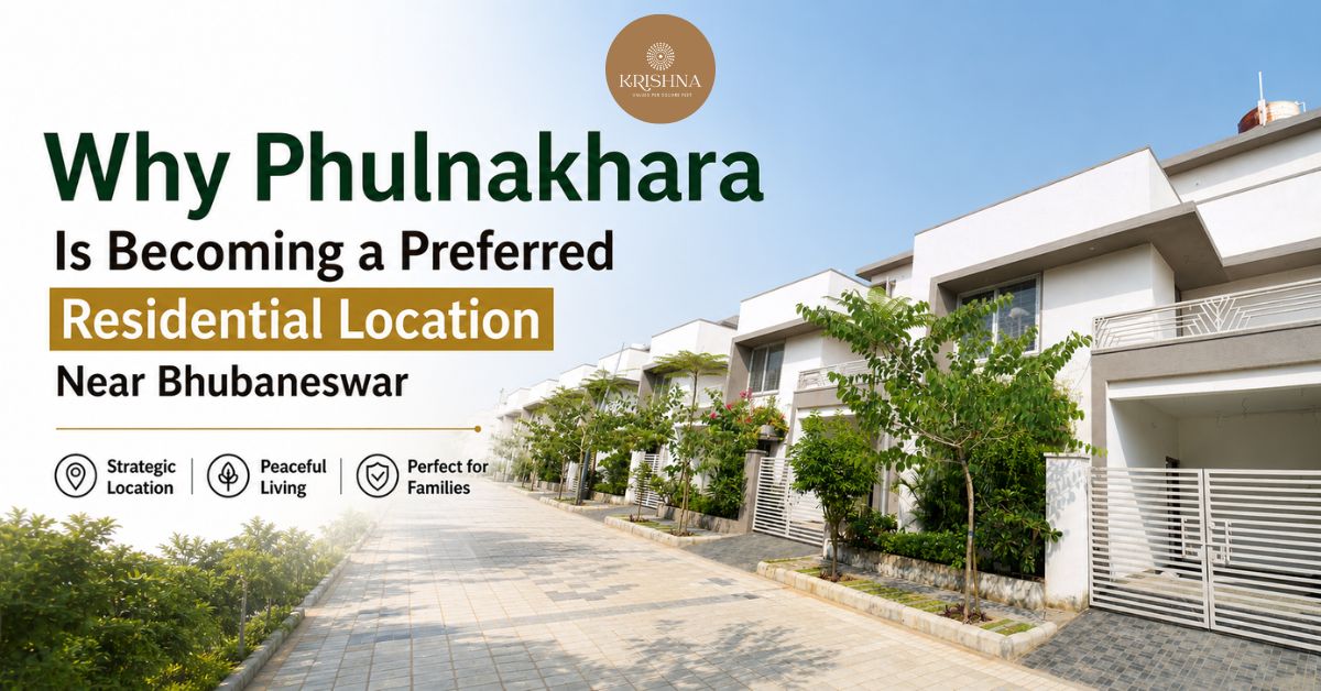 premium villa community in Phulnakhara near Bhubaneswar with greenery and modern homes