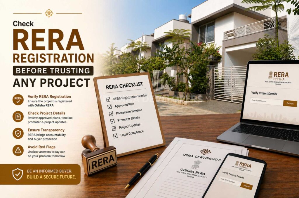 RERA approved project verification for Bhubaneswar property buyers