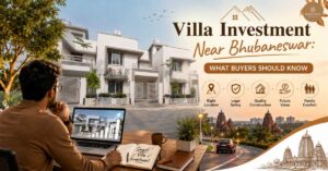 family checking villa investment near Bhubaneswar