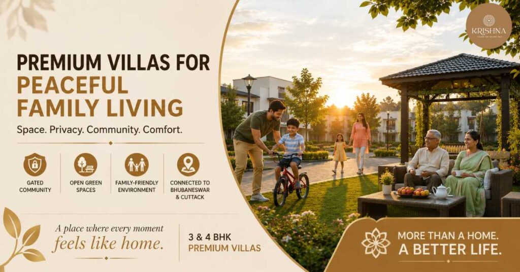 Krishna Downtown Phulnakhara premium villas near Bhubaneswar